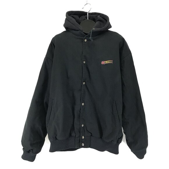 Tri-Mountain Les Schwab Canvas Hooded Jacket Men's 2XLT Field Chore Workwear - Picture 1 of 12